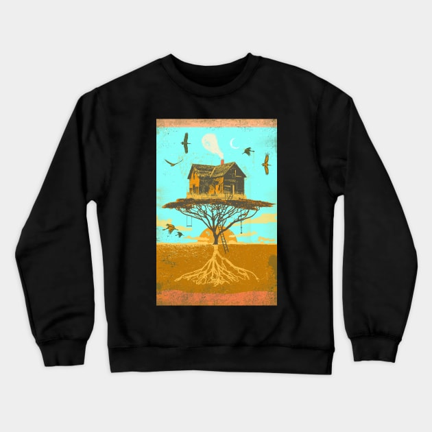 TREEHOUSE ROOTS Crewneck Sweatshirt by Showdeer